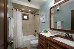 Full Bathroom located in the Carmel Suite.